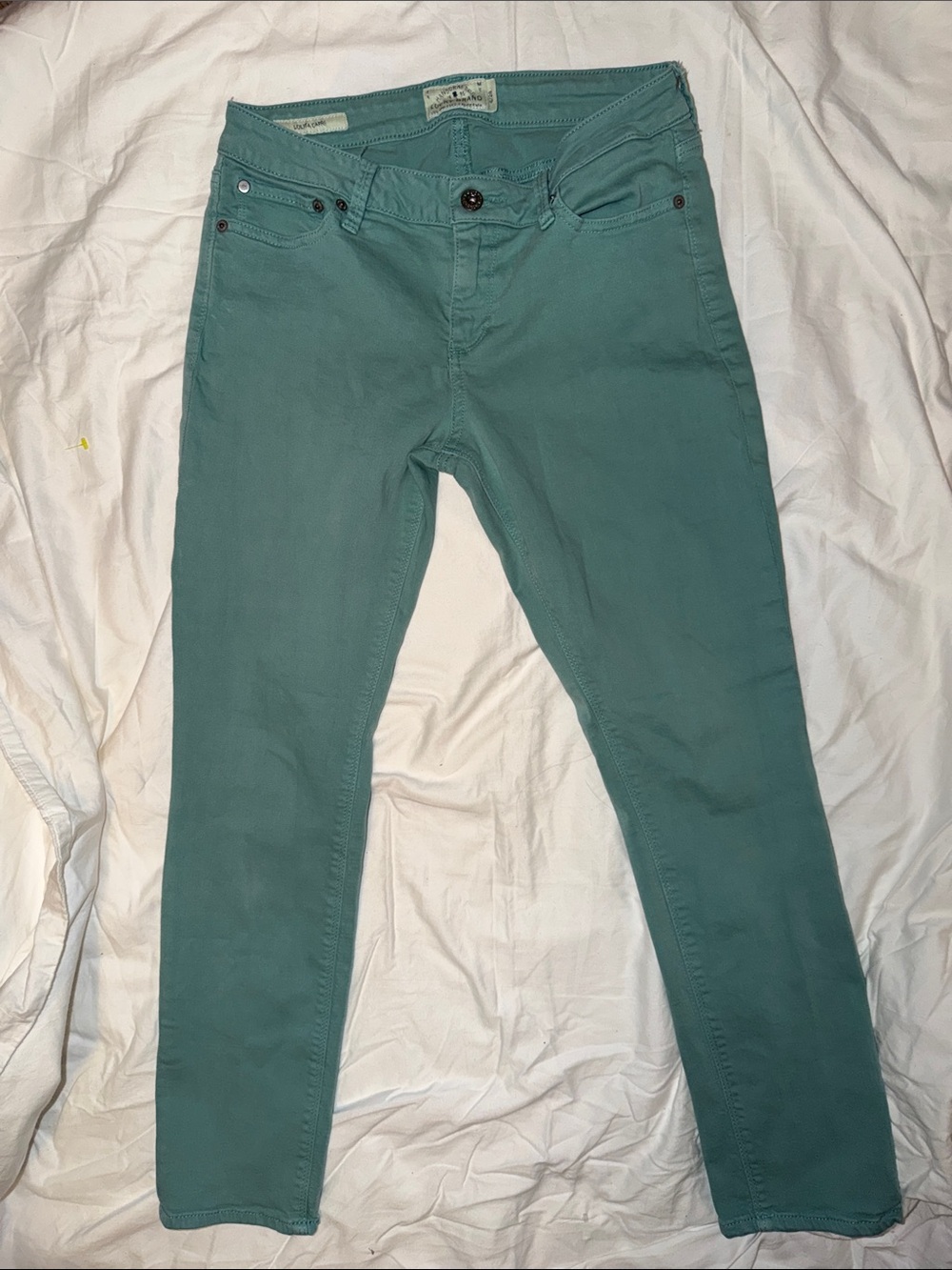 Lucky Brand Teal Green Lolita Capris